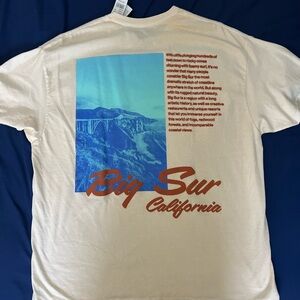 Big Sur California Beige T-Shirt